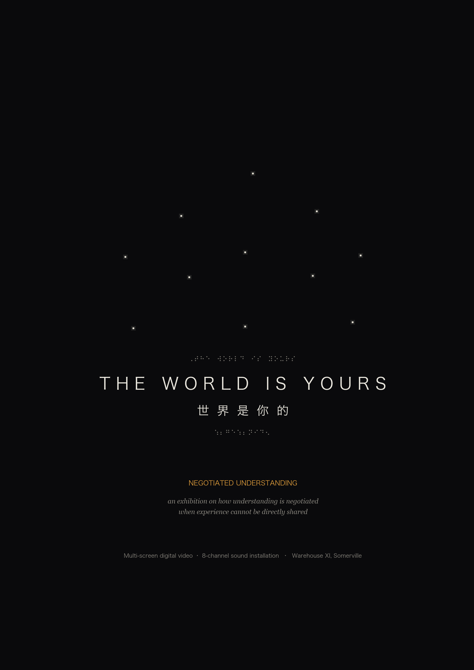 THE WORLD IS YOURS
