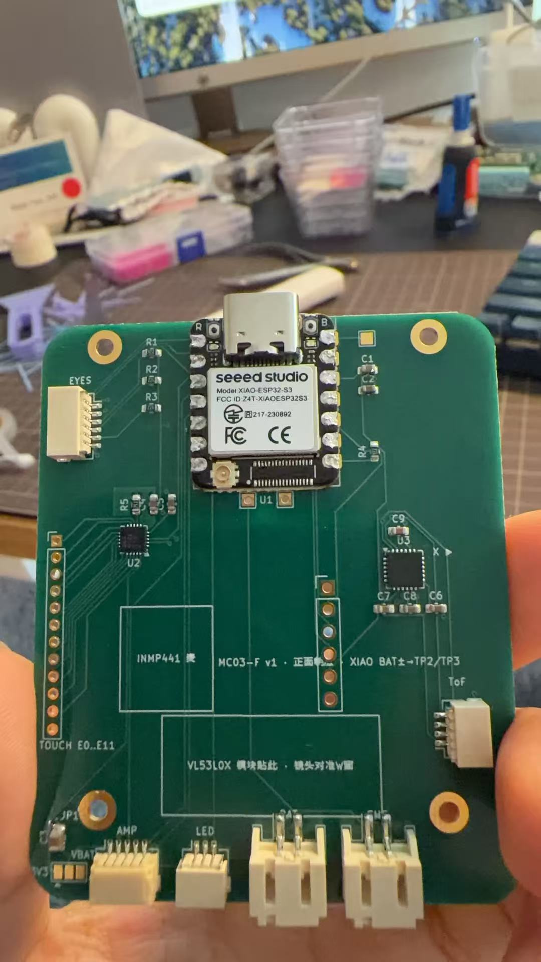 Custom PCB for the desk companion robot